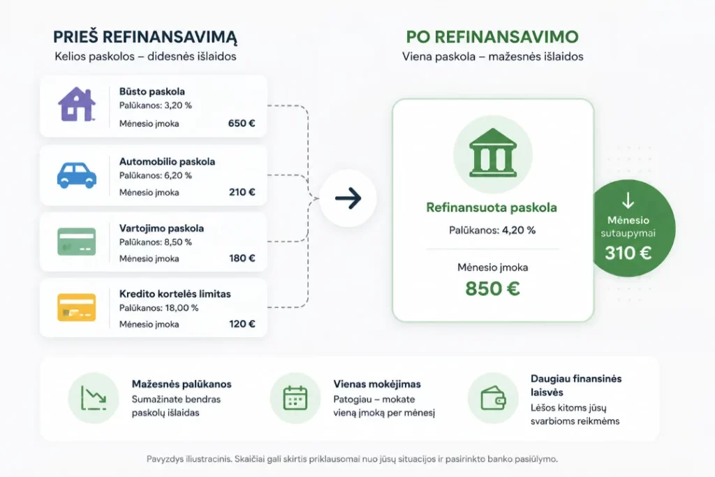 kas yra paskolu refinansavimas